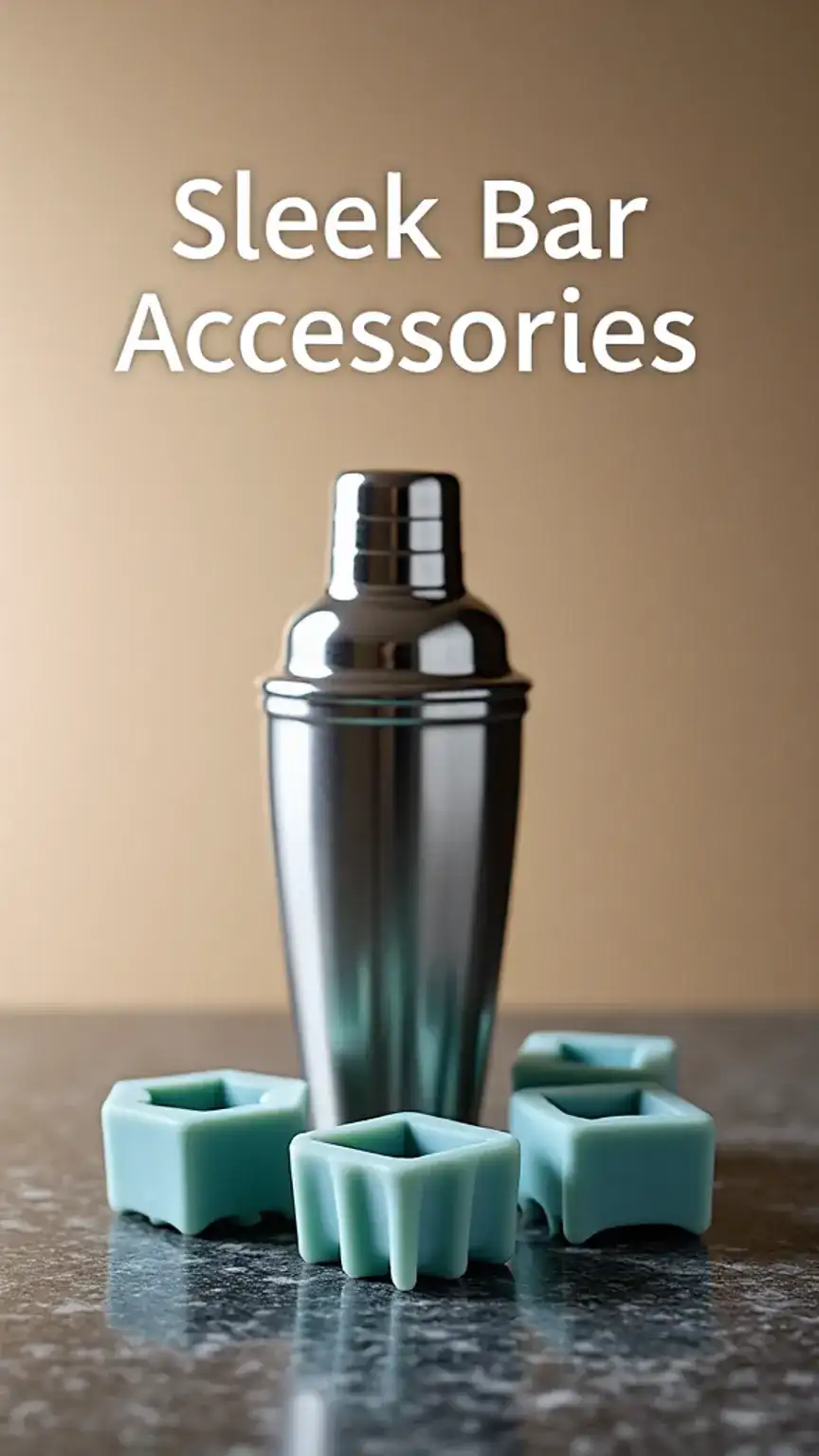 Stylish ice molds and cocktail tools for a modern home bar. Essential bar accessories and gadgets to enhance your mixology skills.