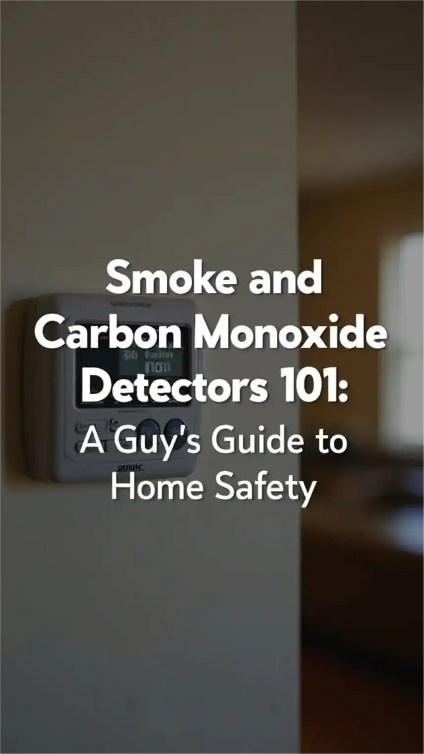 Smoke and Carbon Monoxide Detectors 101: A Guy's Guide to Home Safety