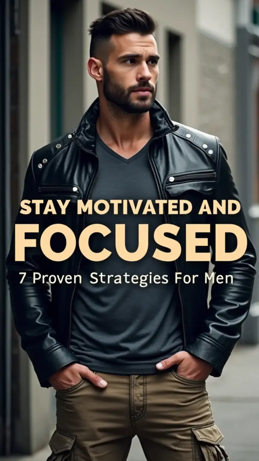 Stay Motivated and Focused: 7 Proven Strategies for Men