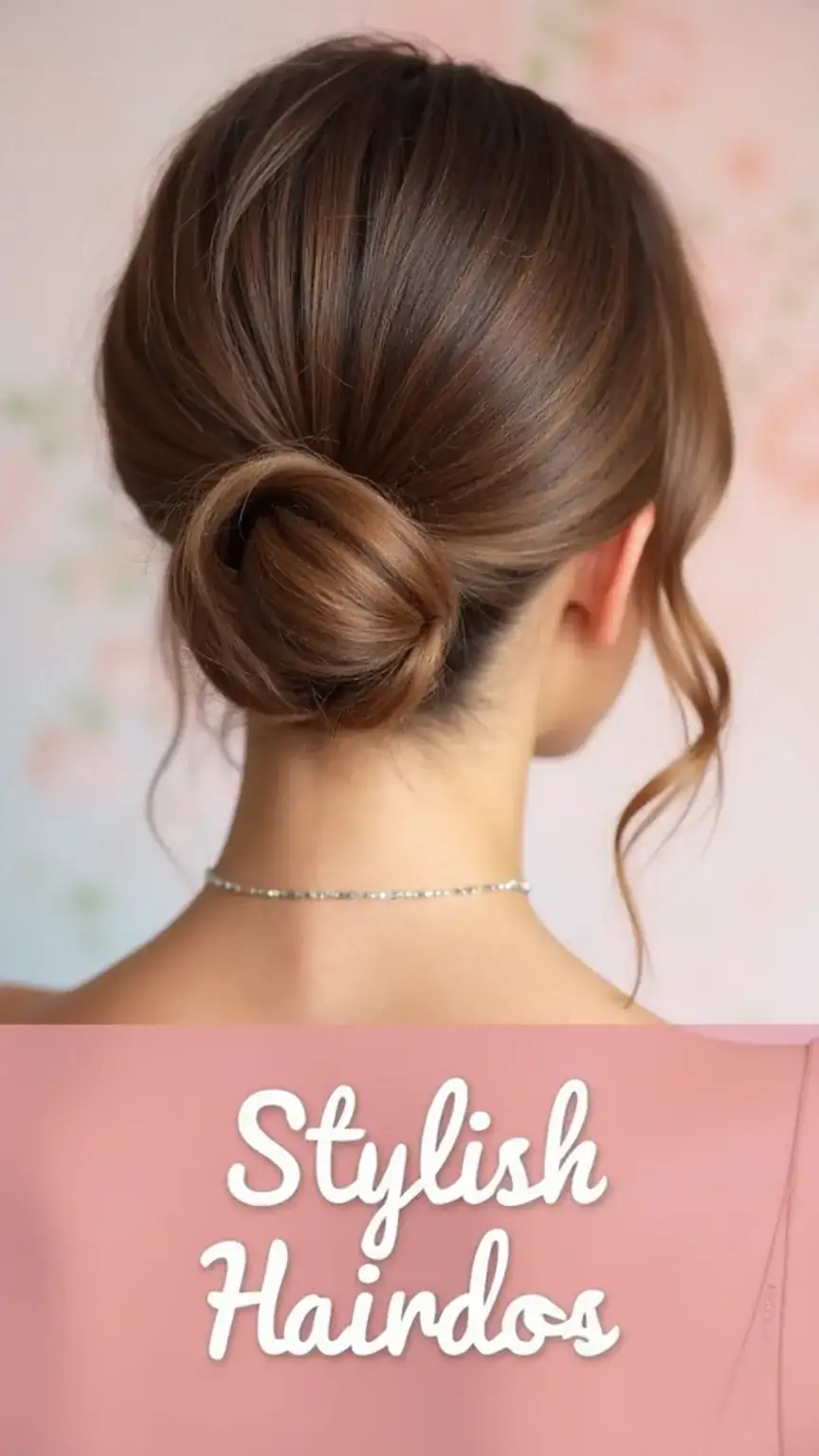 Image illustrating stylish hairdos for women, a key grooming tip men notice. Beautifully styled hair in soft, pastel tones. Women's grooming, beauty advice for attracting men.