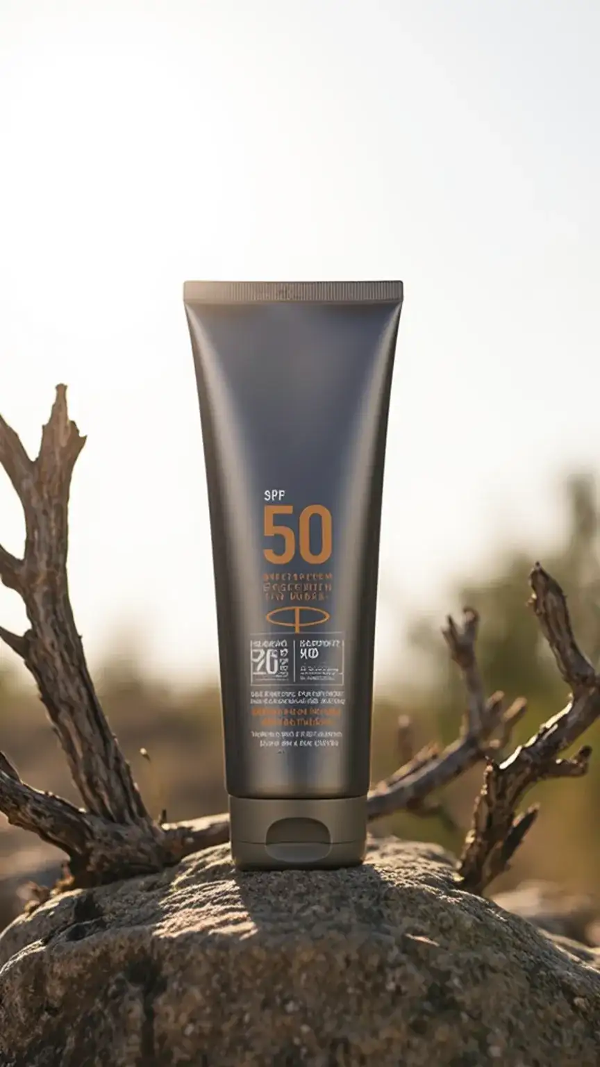 Broad-spectrum SPF 30+ sunscreen for men over 40, essential for sun protection and anti-aging.