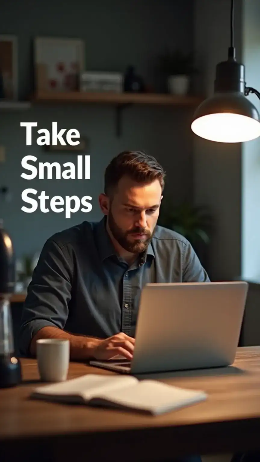 Taking small steps towards a new career, side hustle, freelancing, testing career waters, building confidence.