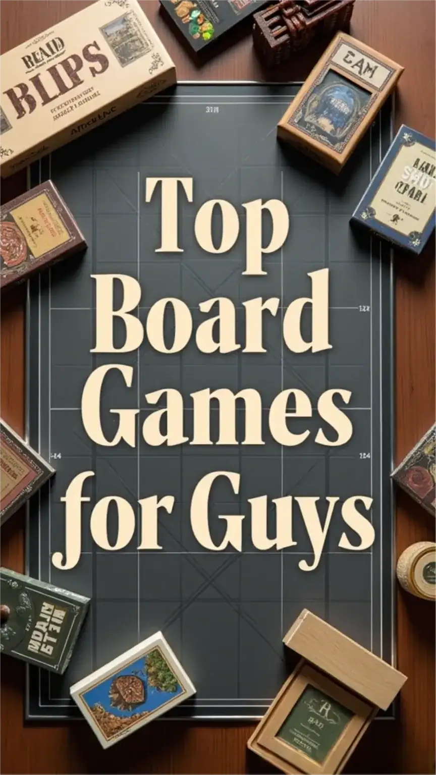 Best board games for men, popular group activities, social games for parties, Ticket to Ride, Catan.