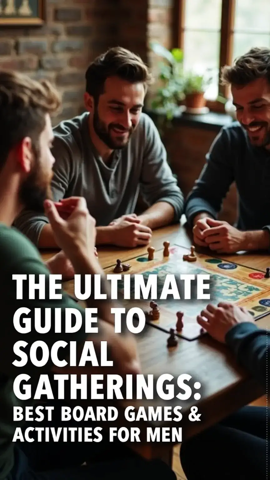 The Ultimate Guide to Social Gatherings: Best Board Games and Activities for Men