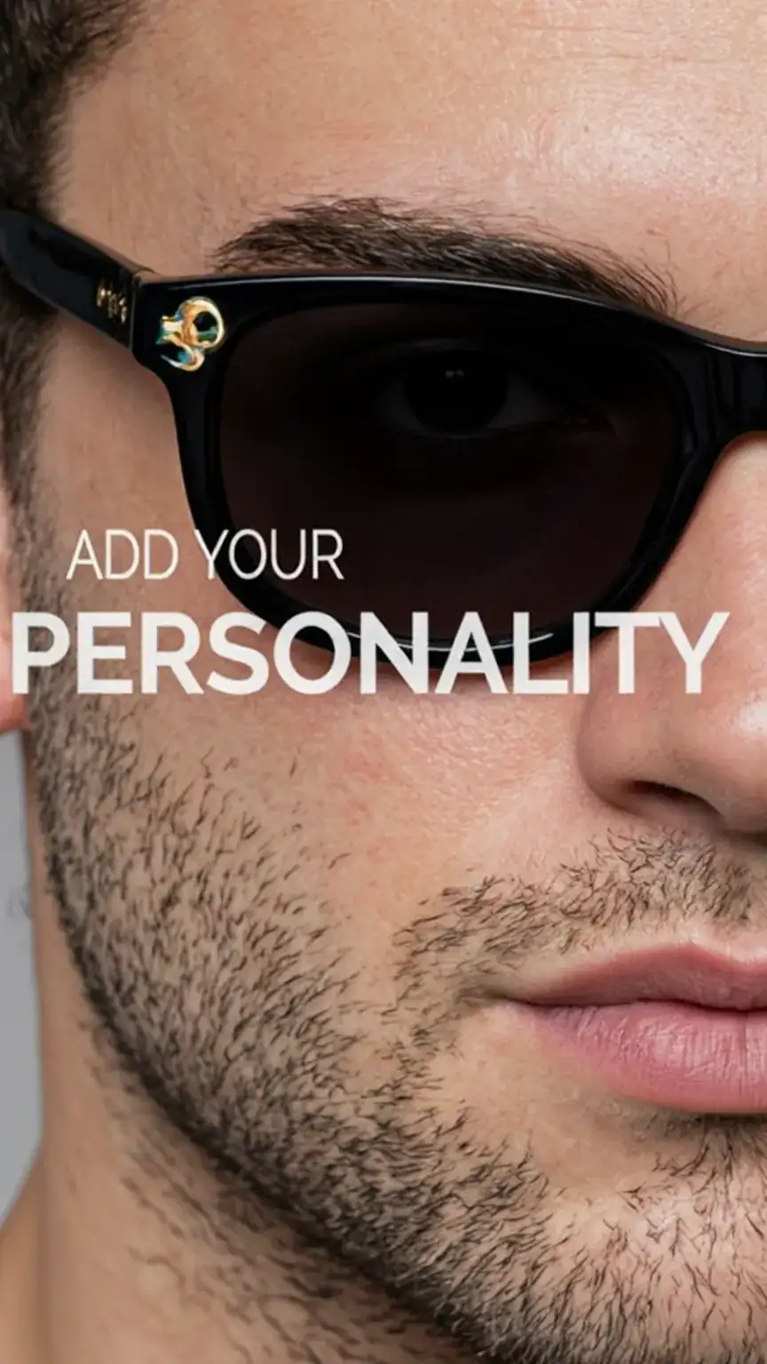 Personality in sunglasses, unique sunglass designs, men's style, expressive eyewear, best sunglasses.