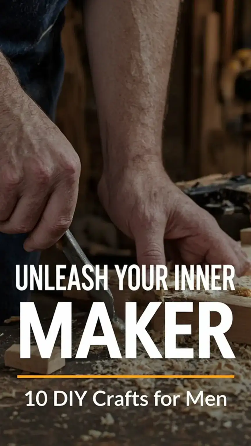 Unleash Your Inner Maker: 10 DIY Crafts for Men to Try at Home