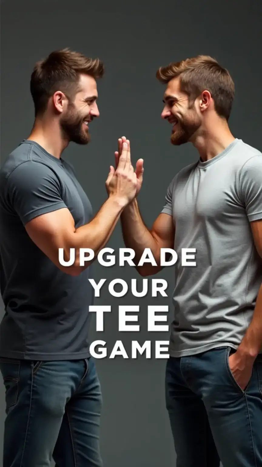 Men sharing t-shirt fit guide, best men's t-shirts, essential t-shirts for guys, upgrade wardrobe.