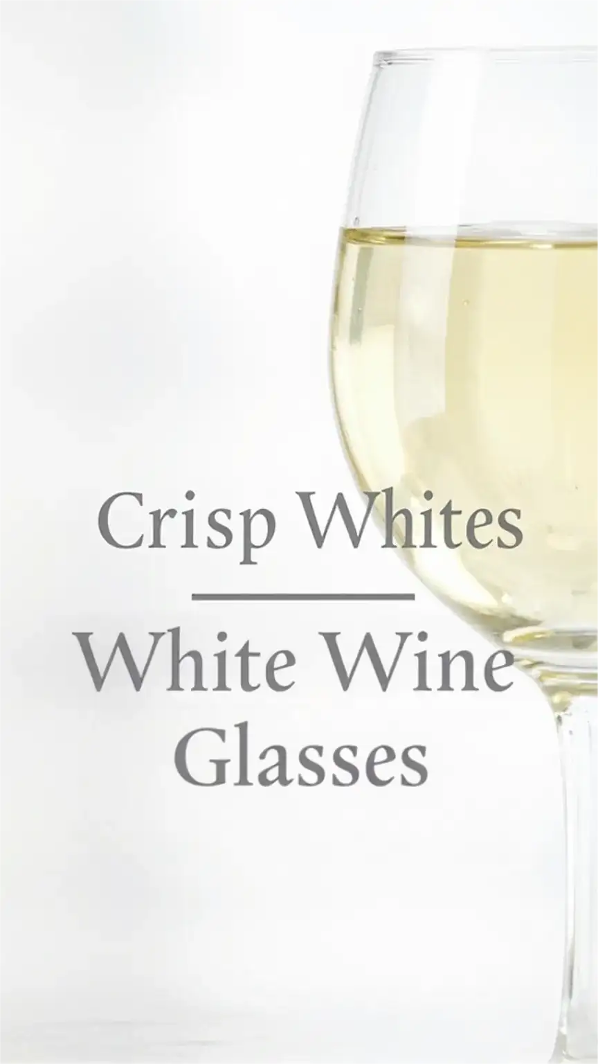 White wine glass with white wine, showcasing the ideal glassware for white wines. Glassware guide, best bar glasses for wine.