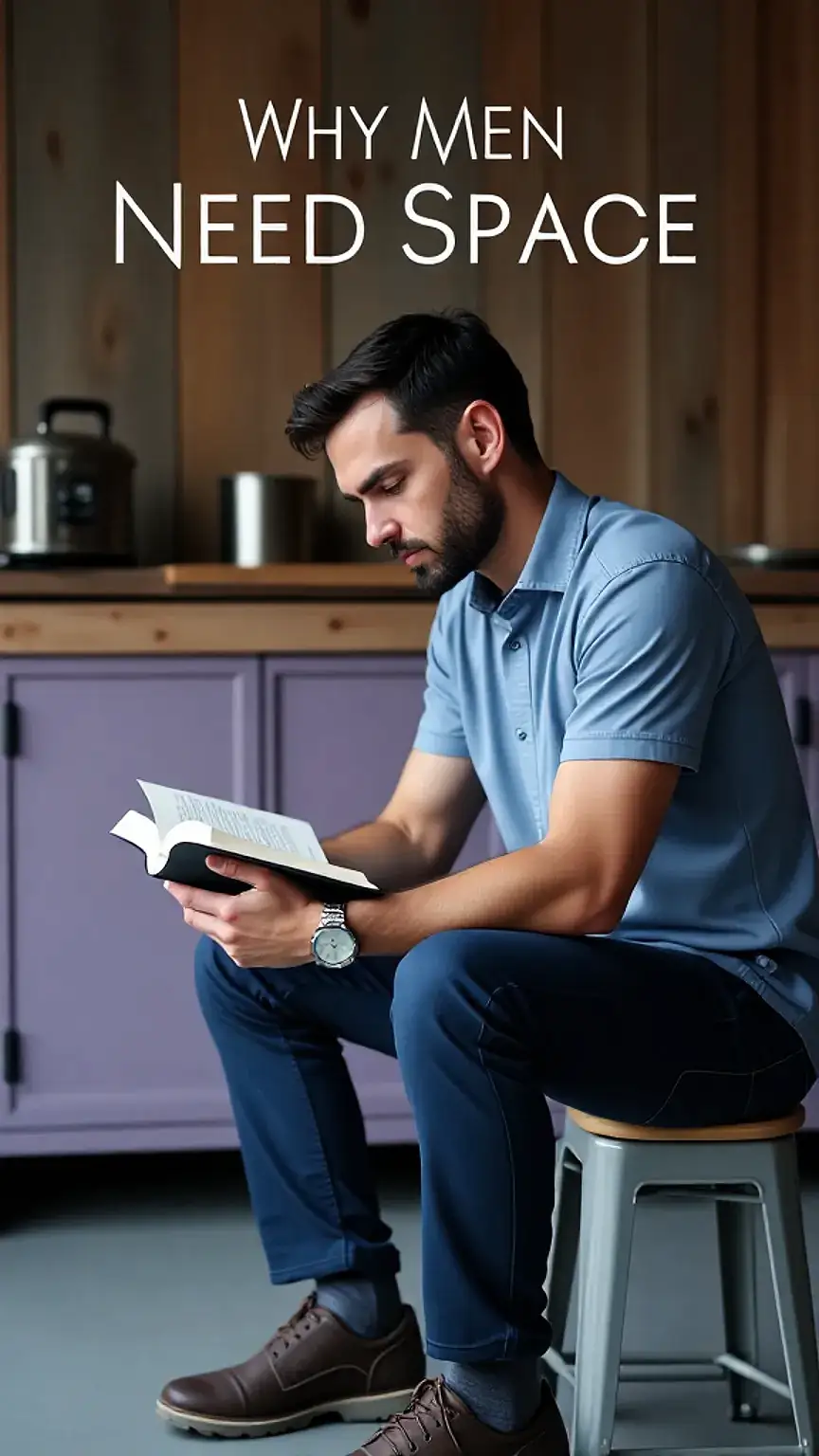 Man needing space in relationship, understanding male independence, personal time for men, relationship advice, recharging oneself.